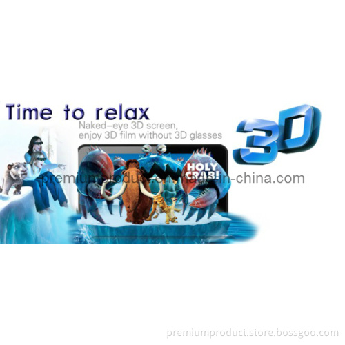 Newest Naked-Eye 3G Calling 3D Android Tablet PC Computer with Dual or Quad Core